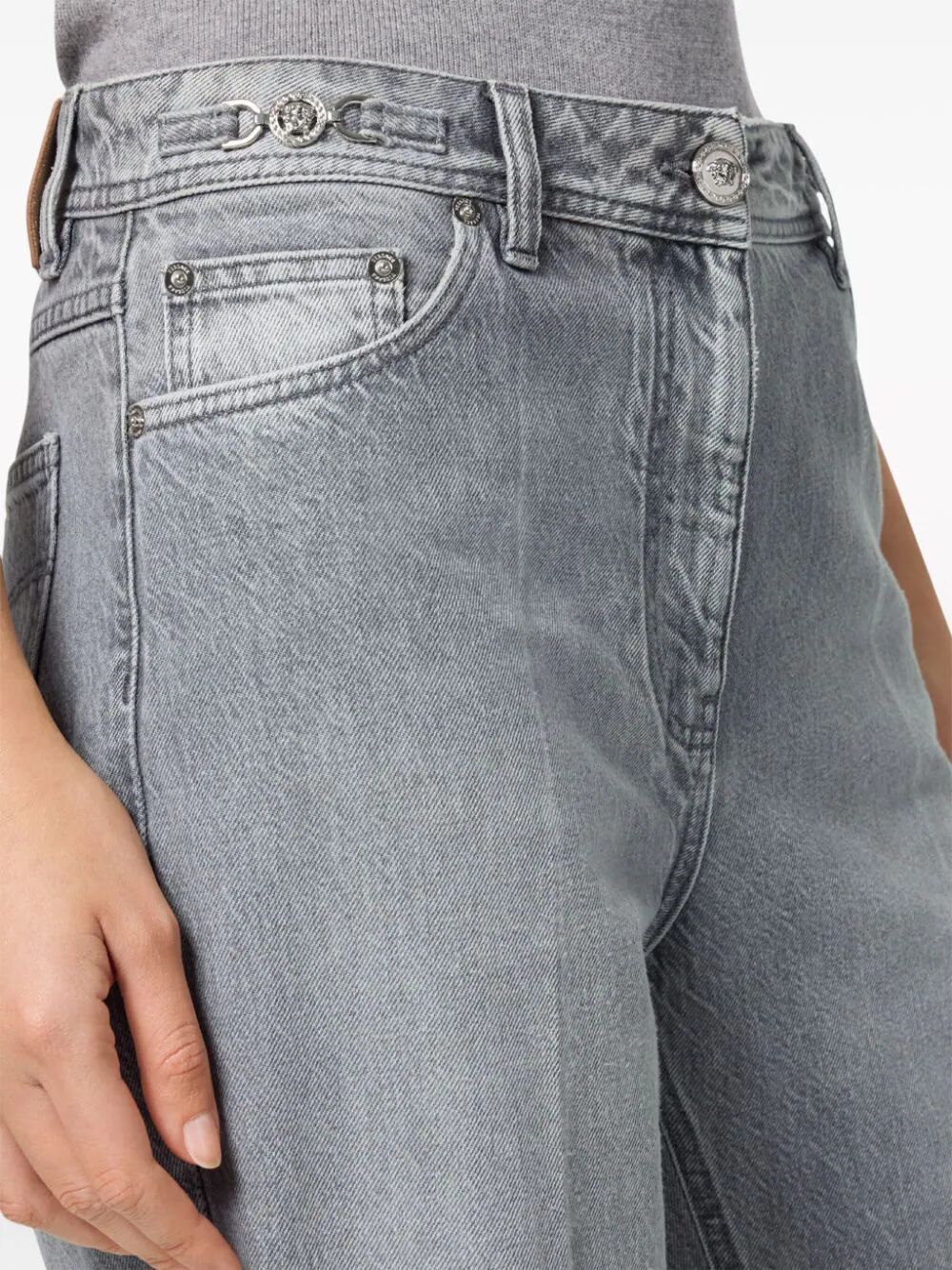 Versace Dark Grey Denim Jeans