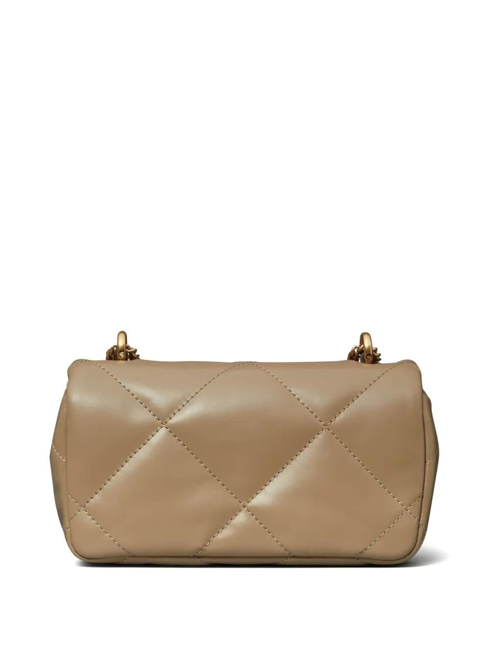 Tory Burch Kira Diamond Mini Leather Shoulder Bag