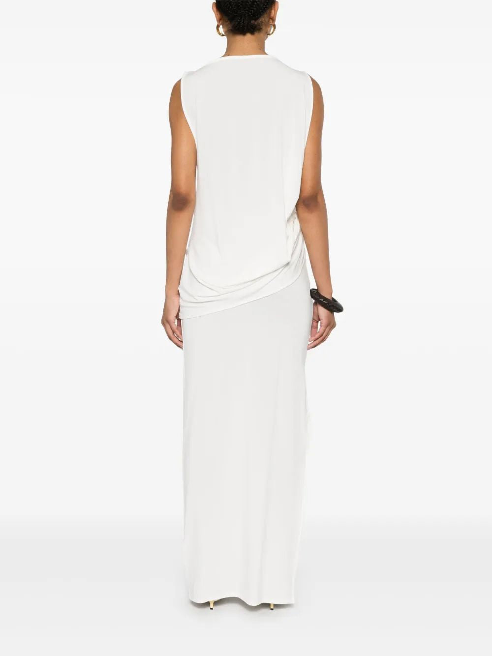 Jacquemus Sm White Peplo Dress
