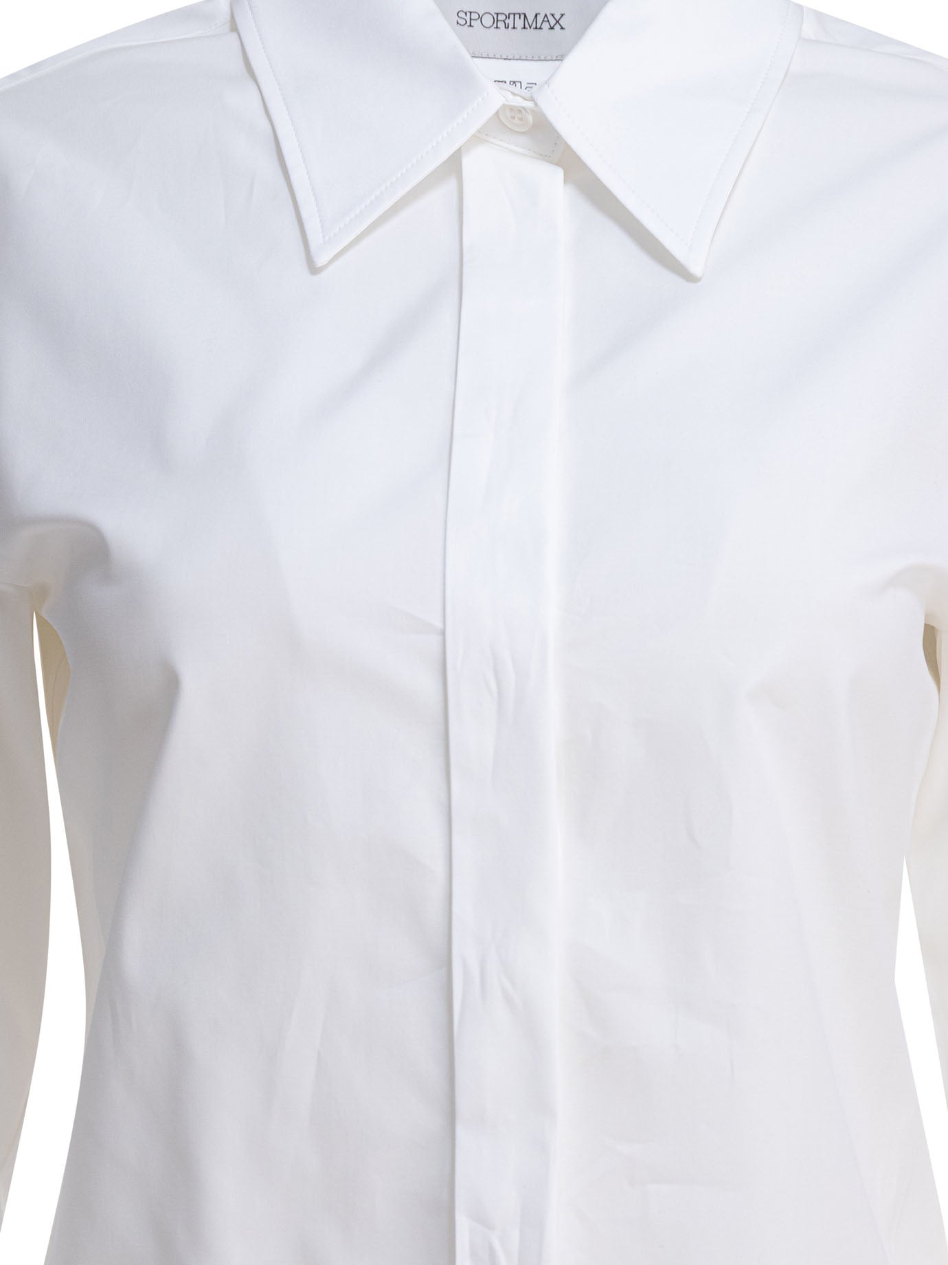Max Mara Sportmax White Cotton Shirt