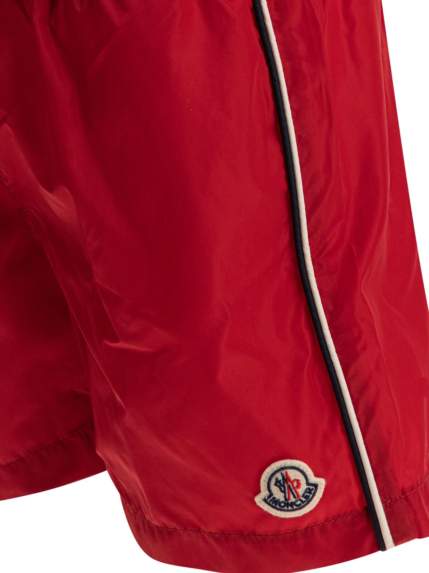 Moncler Kids Swimsuit With Tricolor Trim