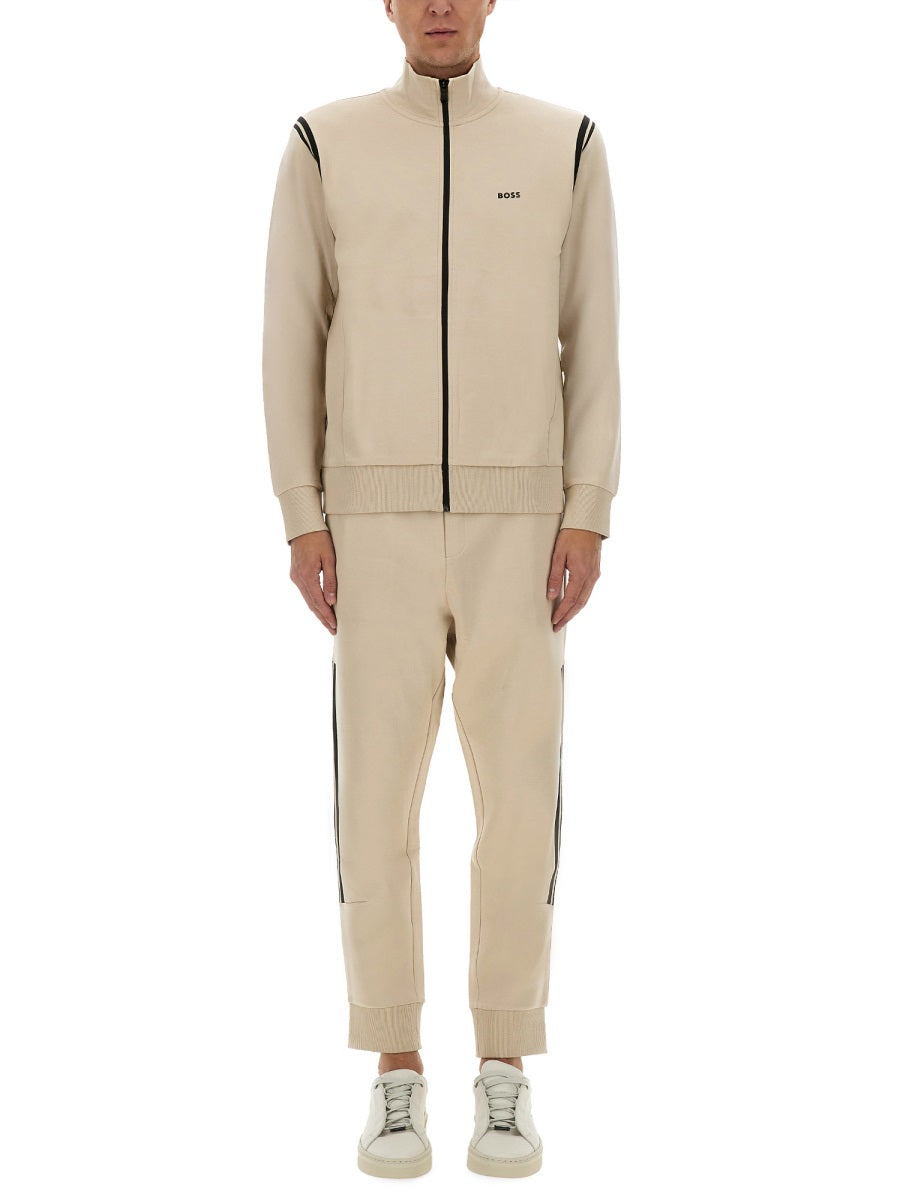 Boss Beige Cotton Track Suit