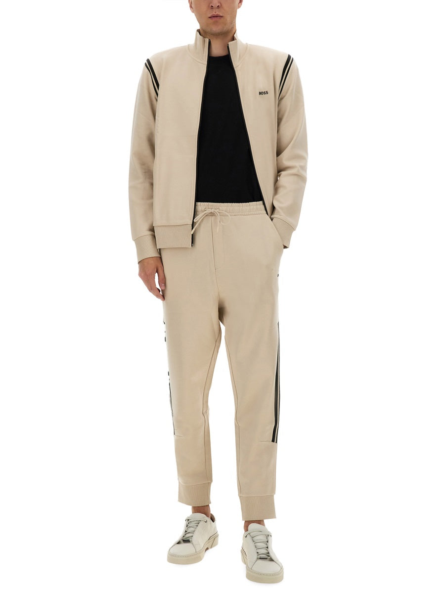 Boss Beige Cotton Track Suit