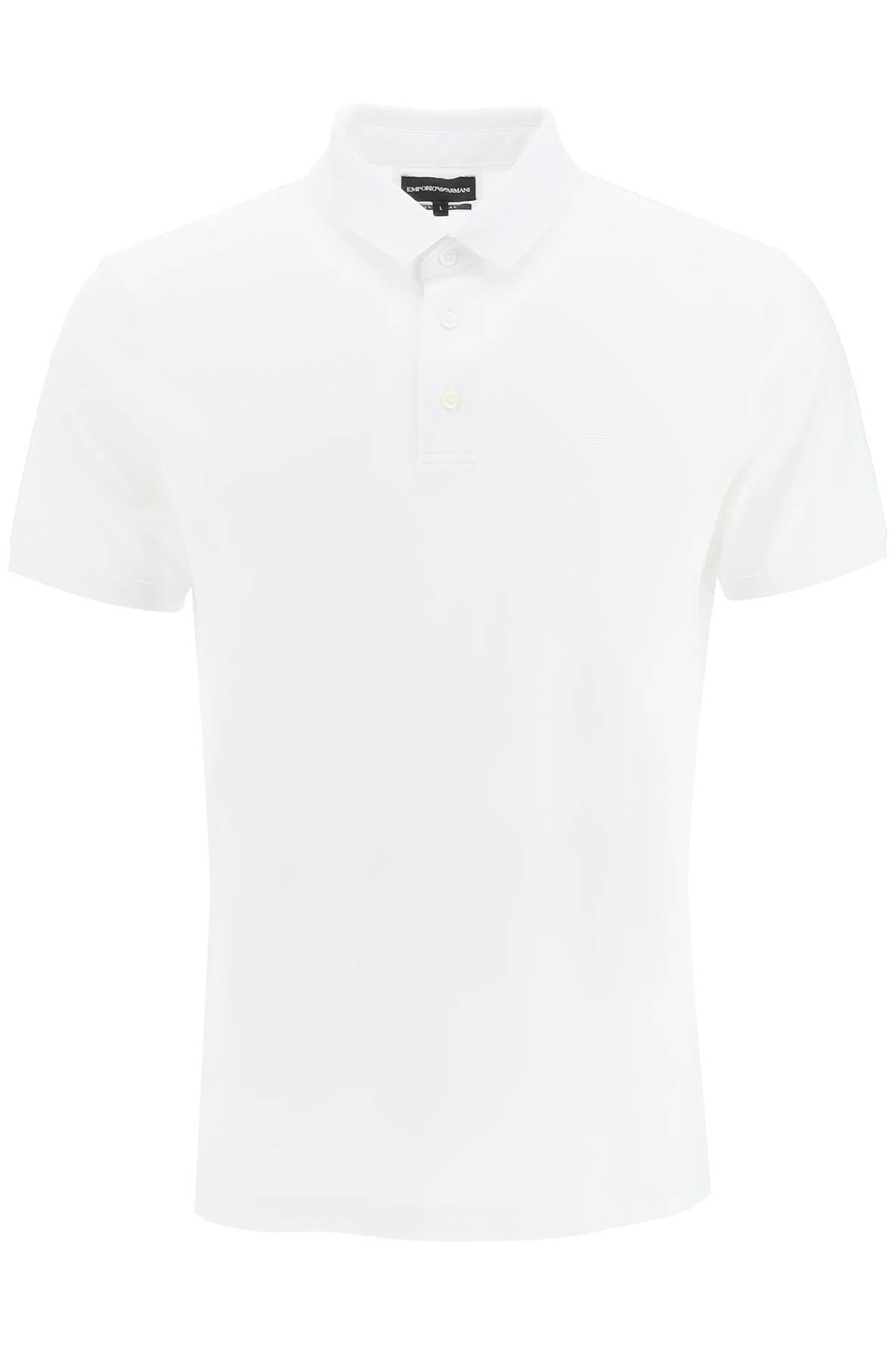 Emporio Armani Logo Print Polo Shirt