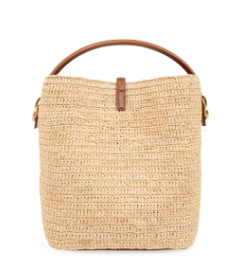Saint Laurent Natural Brick Tessuto Bags