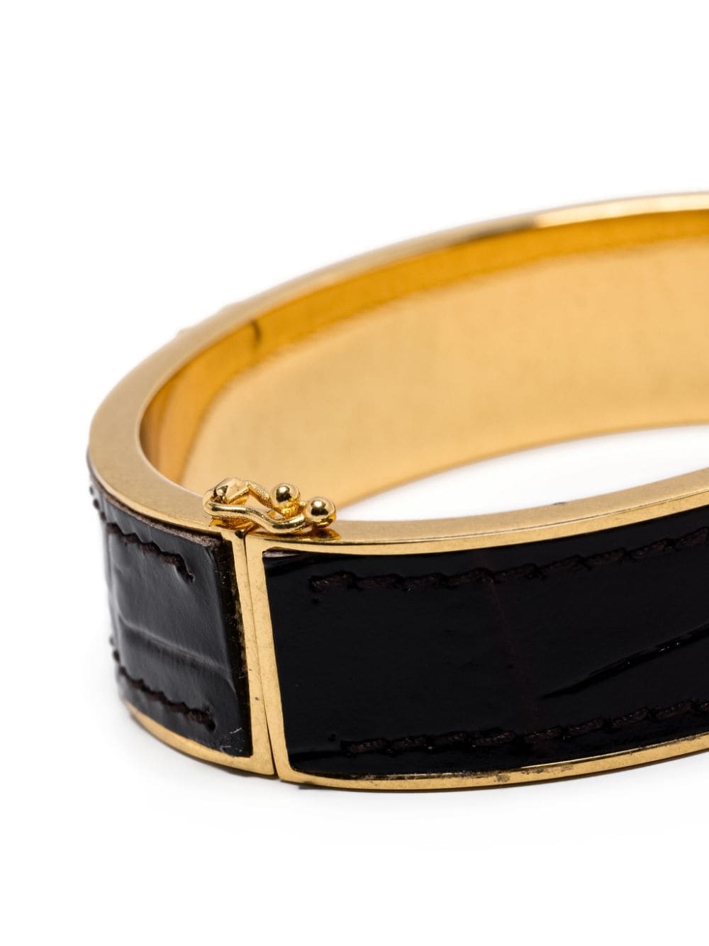Saint Laurent Fondente Lea And Metal Bijoux