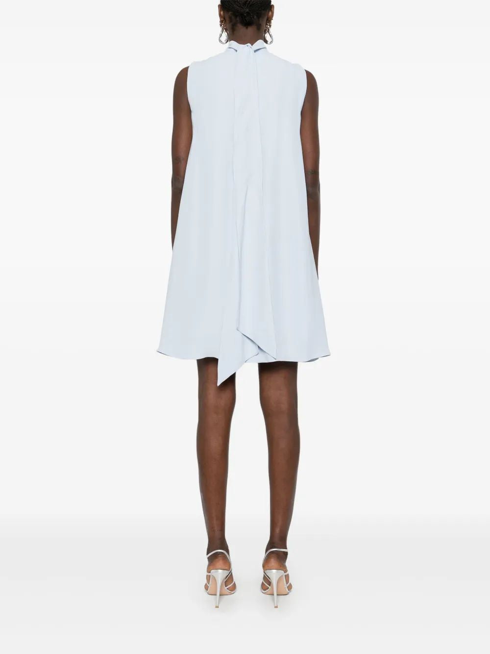 Karl Lagerfeld Sm Light Blue Short Cocktail Dress