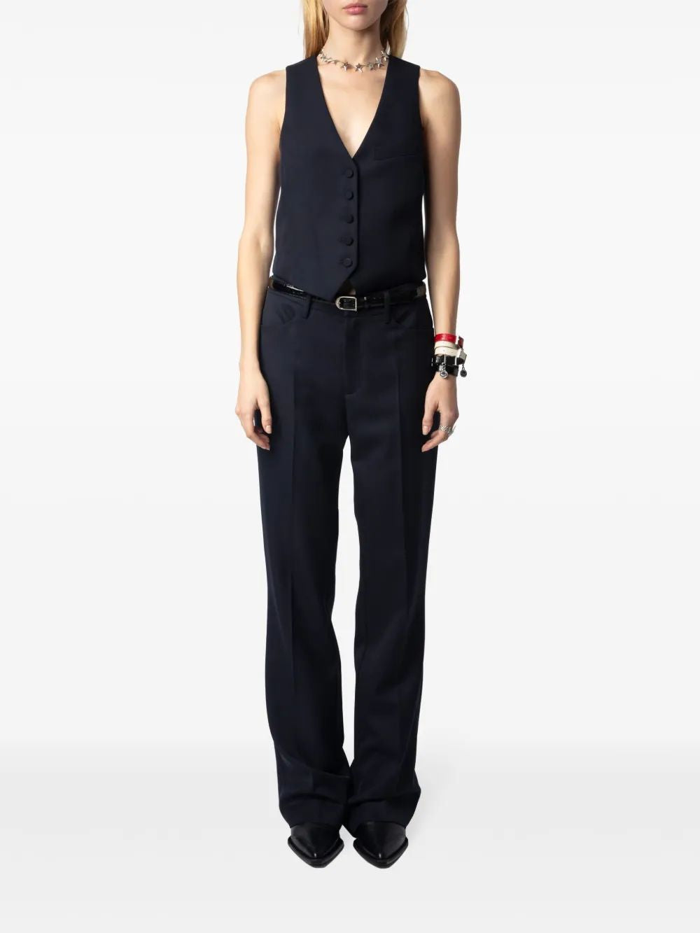 Zadig&Voltaire Chaleco Emaux Marino
