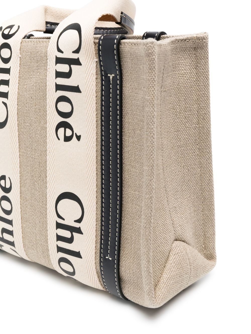 Chloé Woody Small Canvas Tote