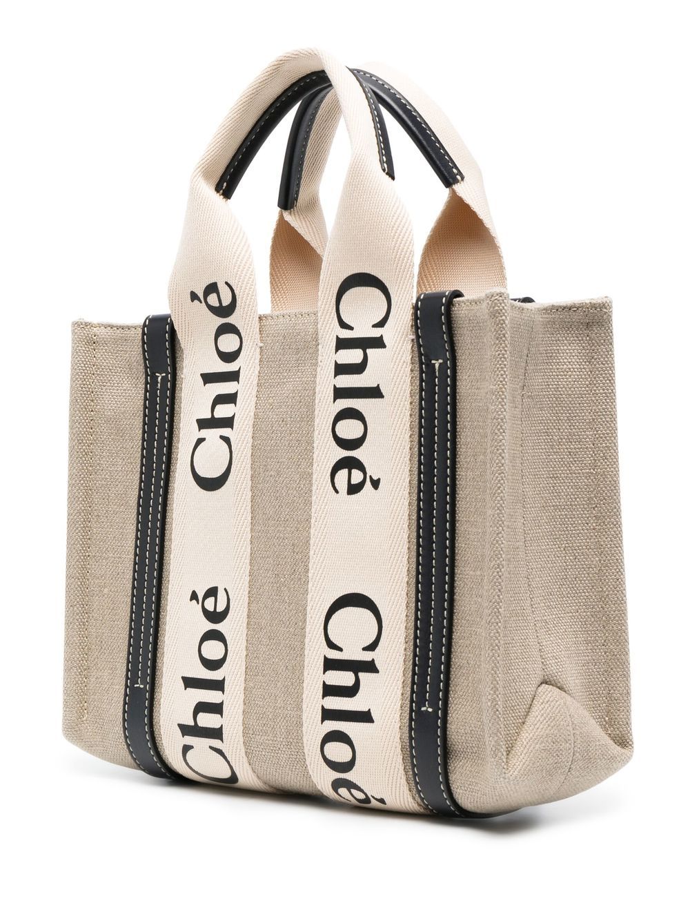 Chloé Woody Small Canvas Tote