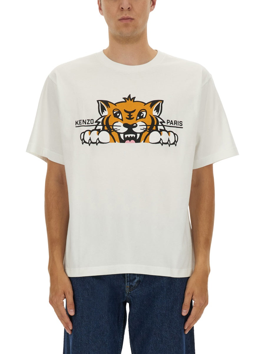 Kenzo " Happy Tiger" Oversize T-Shirt