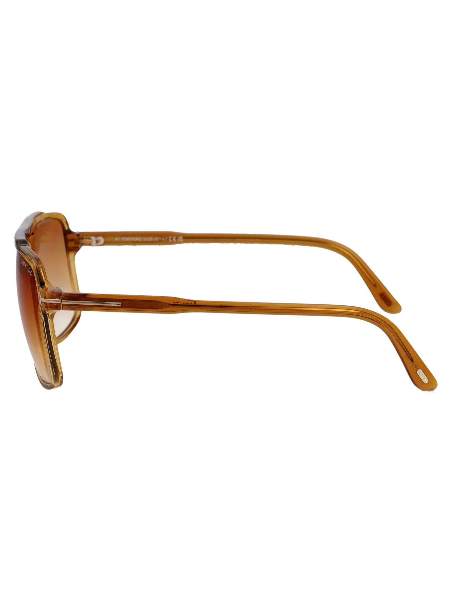 Tom Ford Crystal Orange Acetate Sunglasses