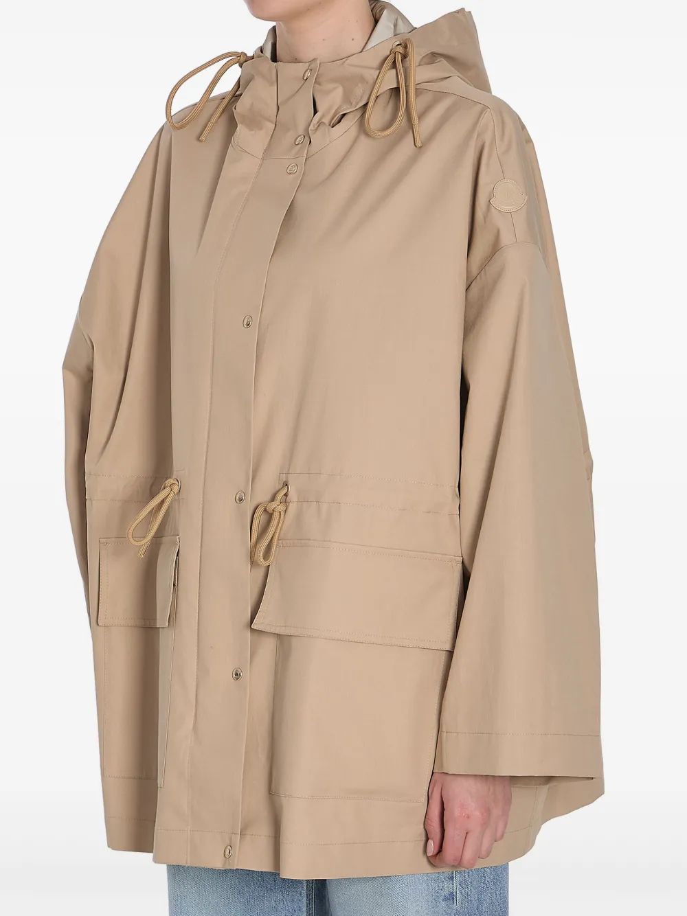 Moncler Gaillon Parka Light Beige Short Hood