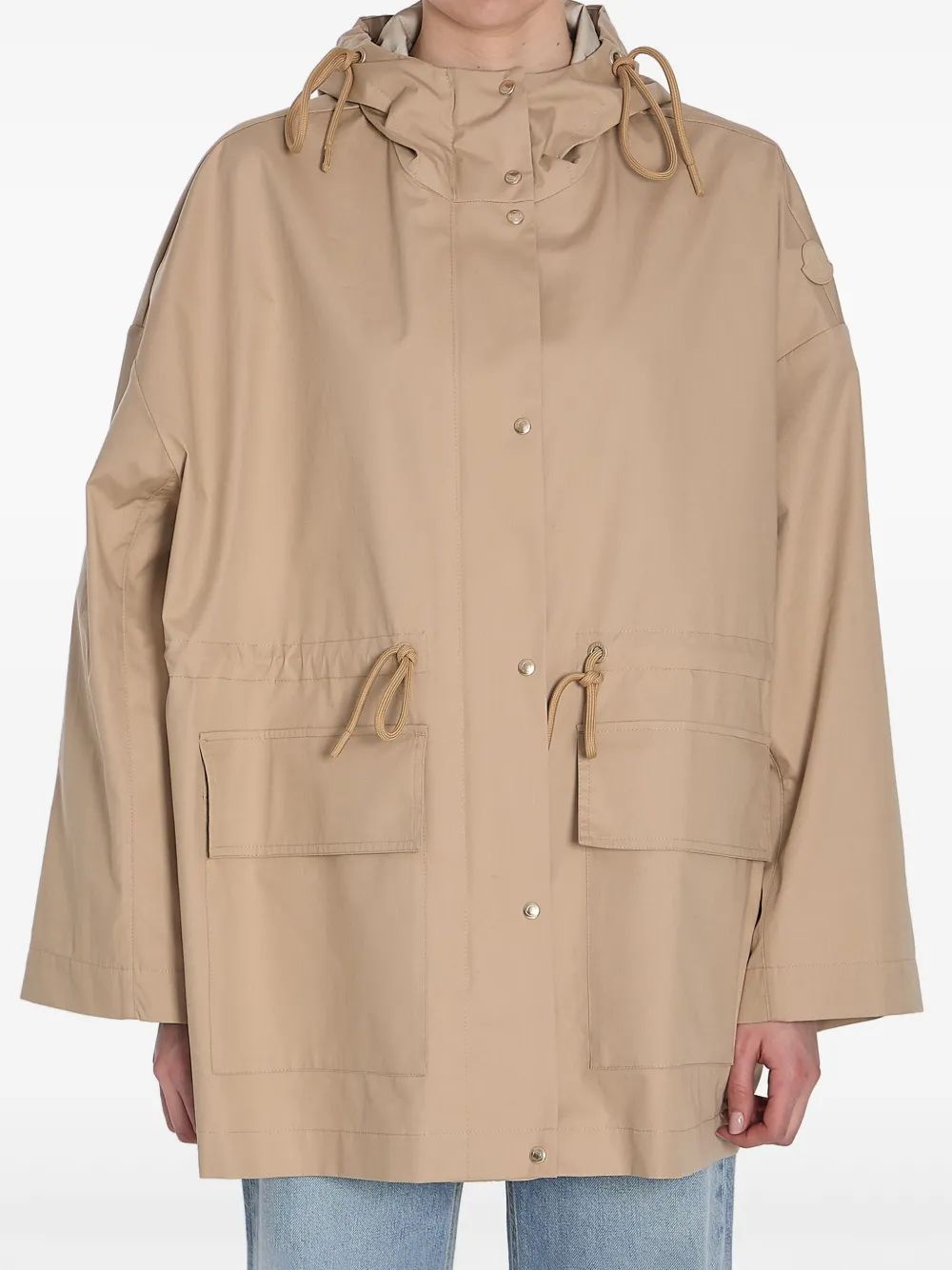 Moncler Gaillon Parka Light Beige Short Hood