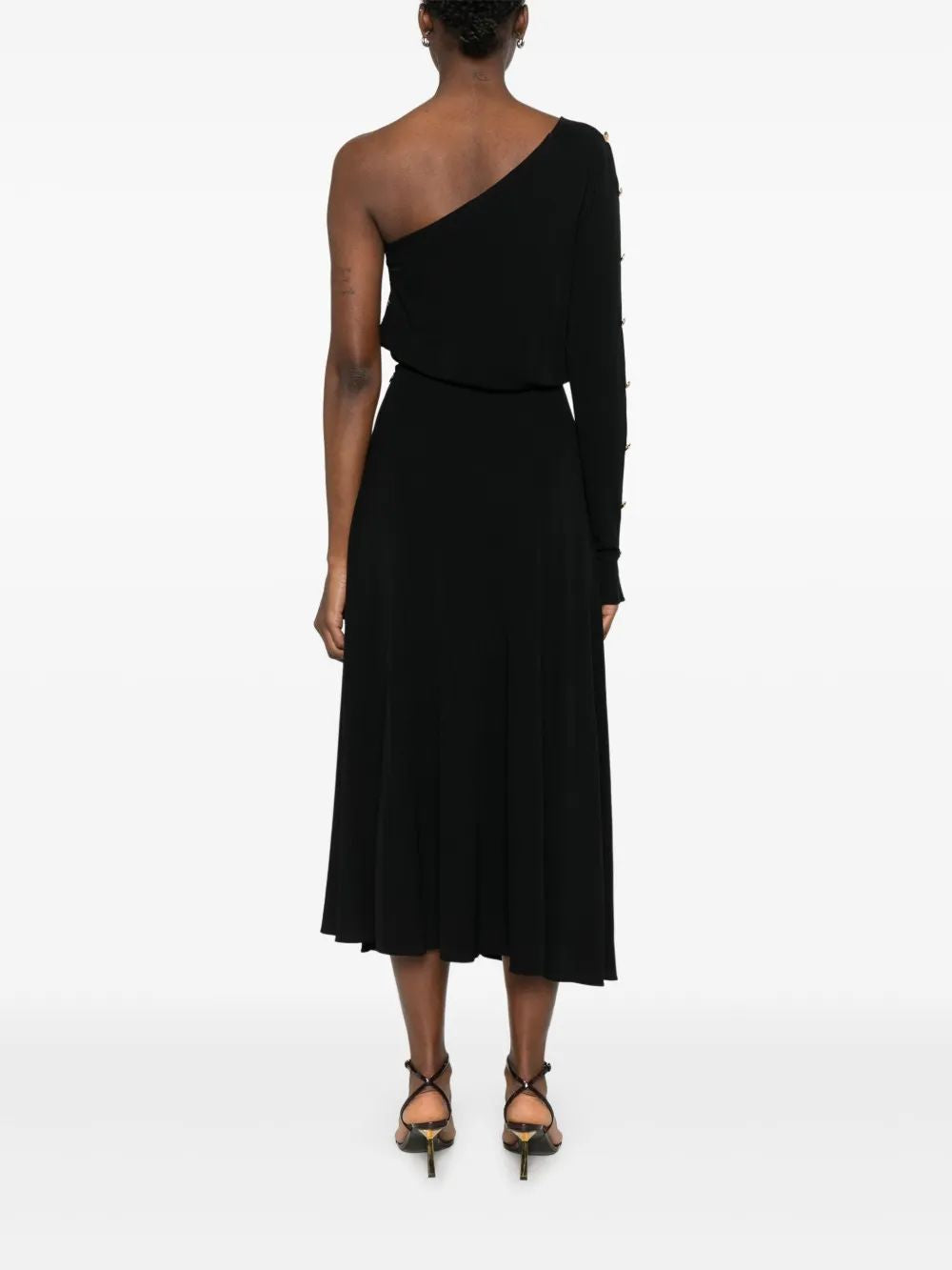 Elisabetta Franchi Sm Black Long Dress