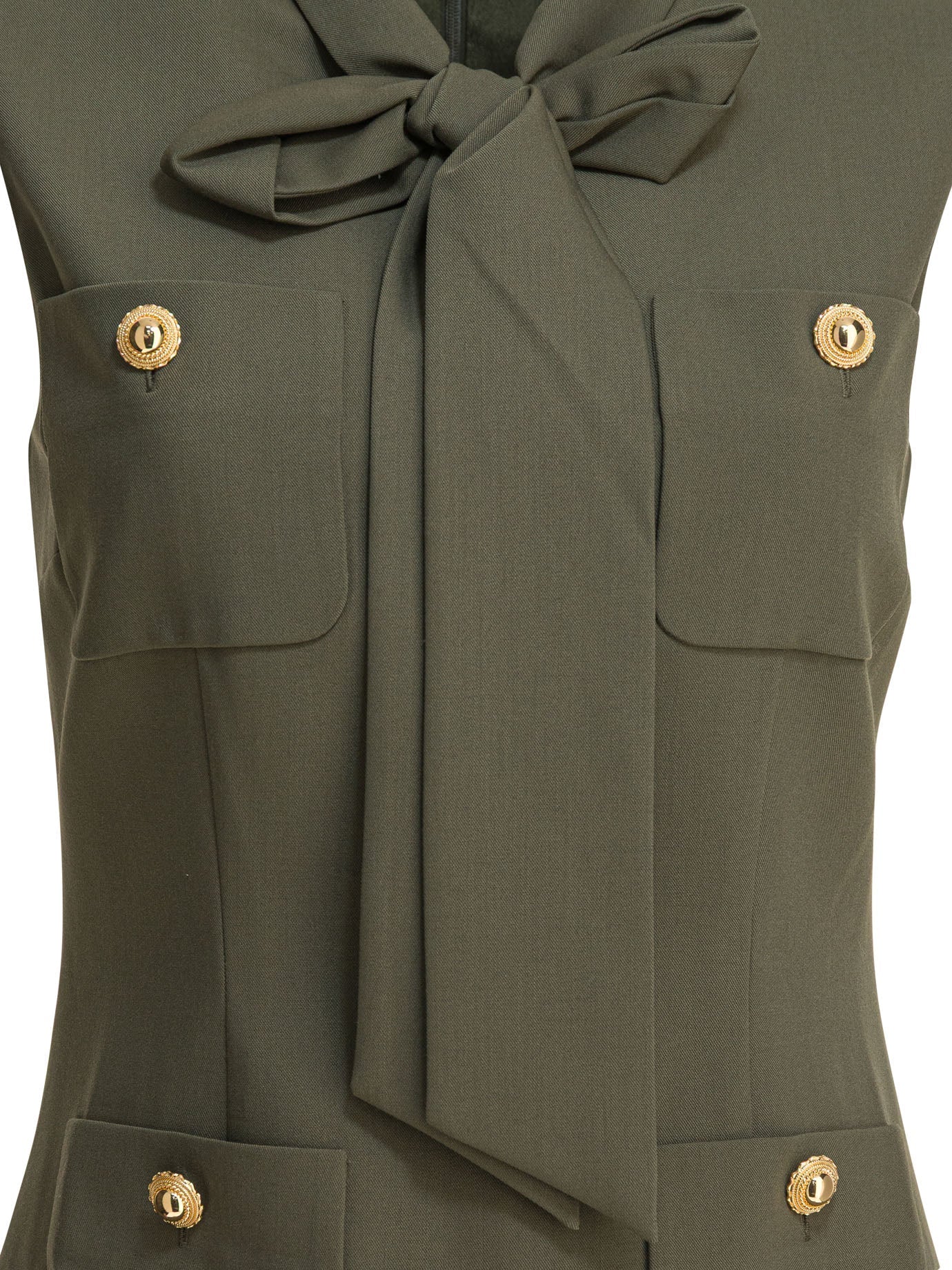 Self-Portrait Twill Mini Dress