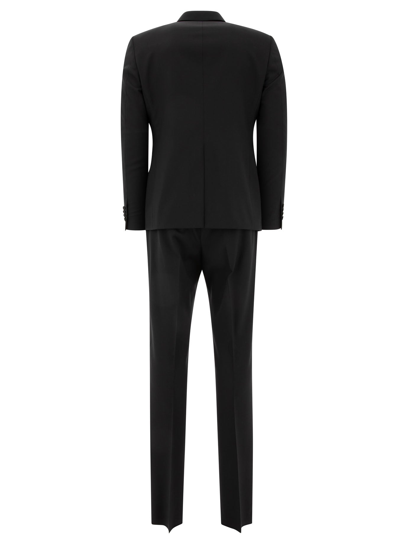 Tagliatore Black Wool Suit