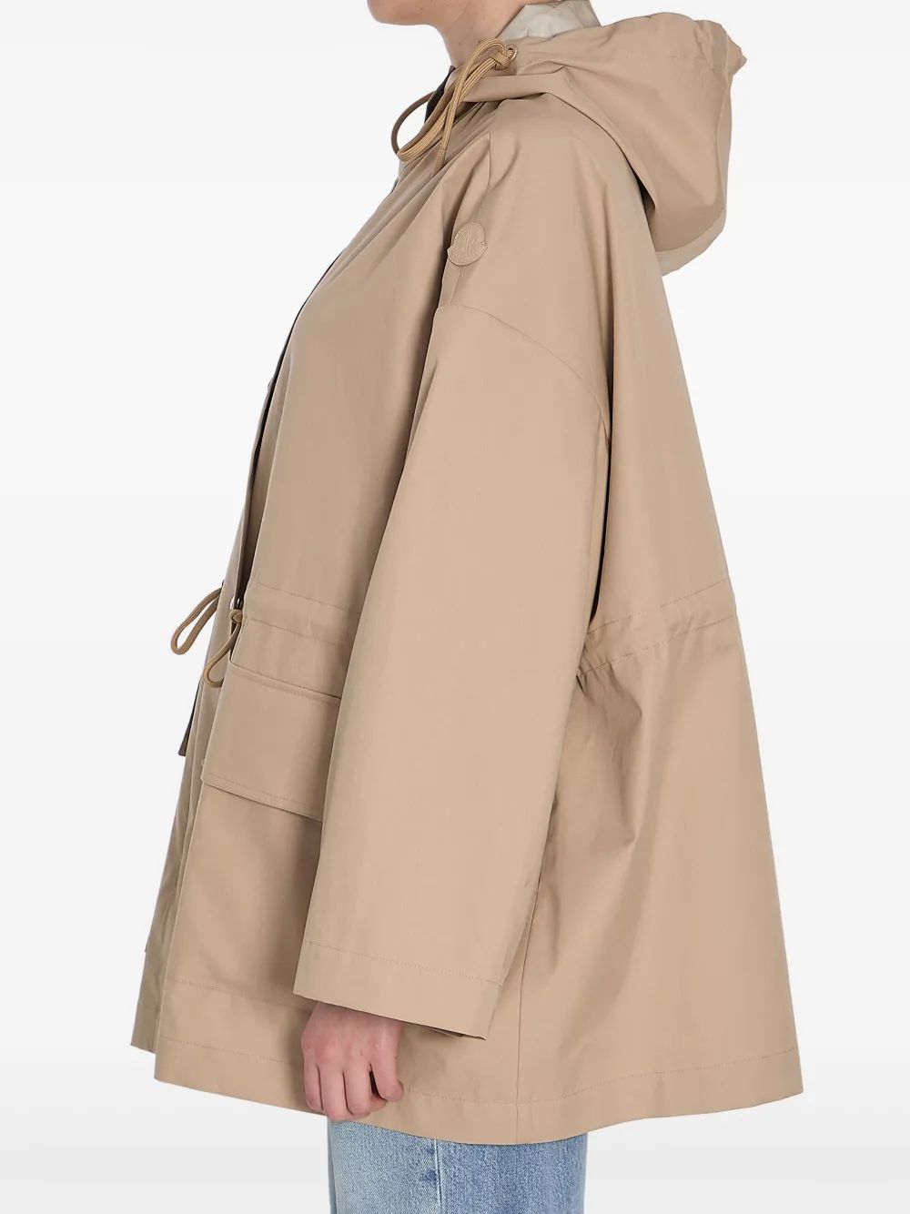 Moncler Gaillon Parka Light Beige Short Hood