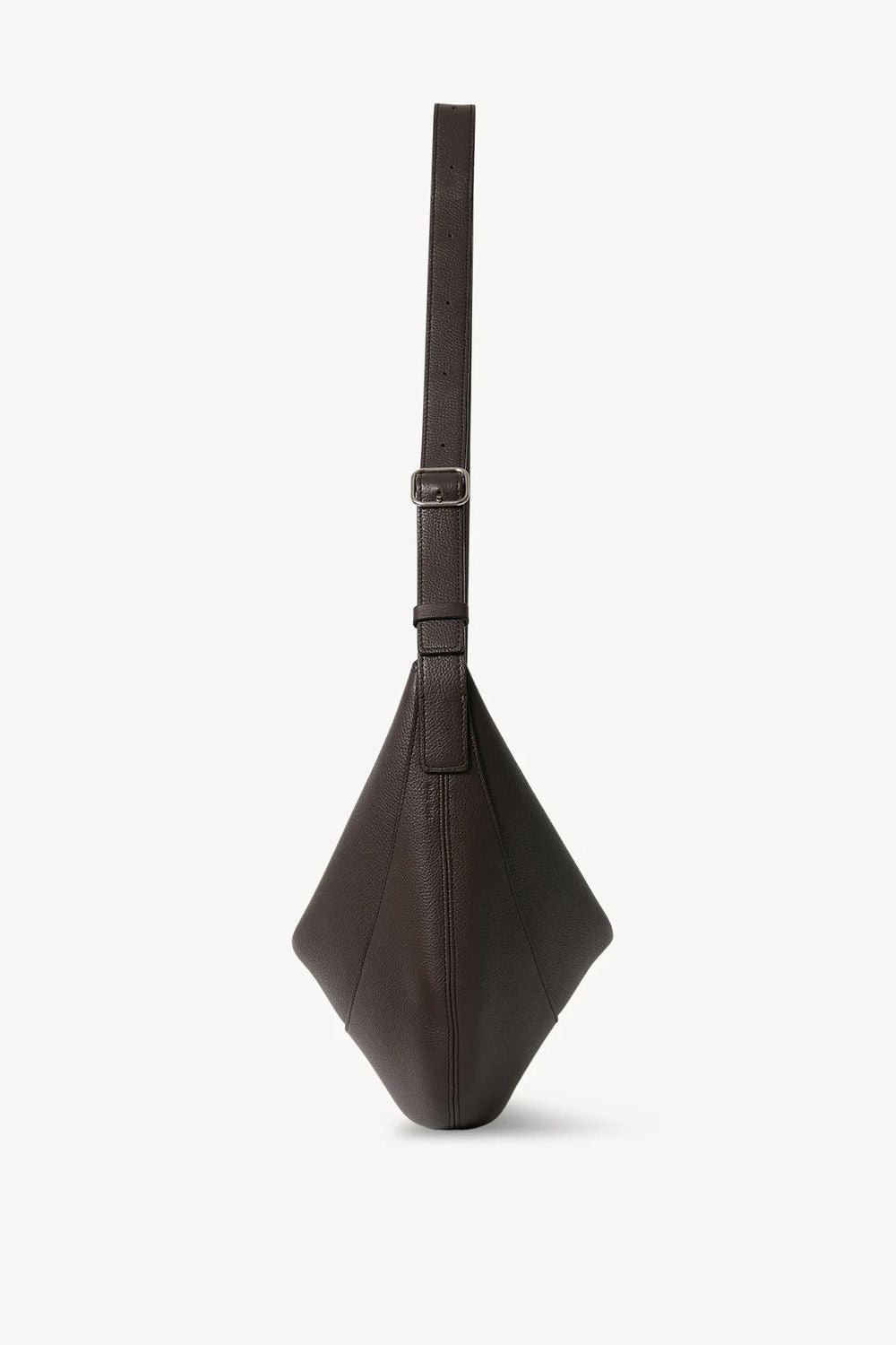 The Row Brown Leather Jouve Shoulder Bag