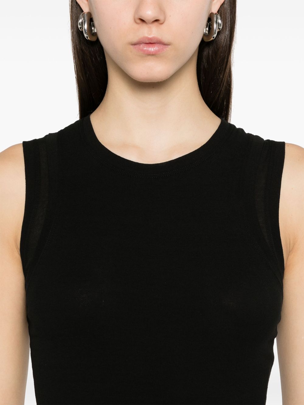 Jil Sander Sm Black Long Dress
