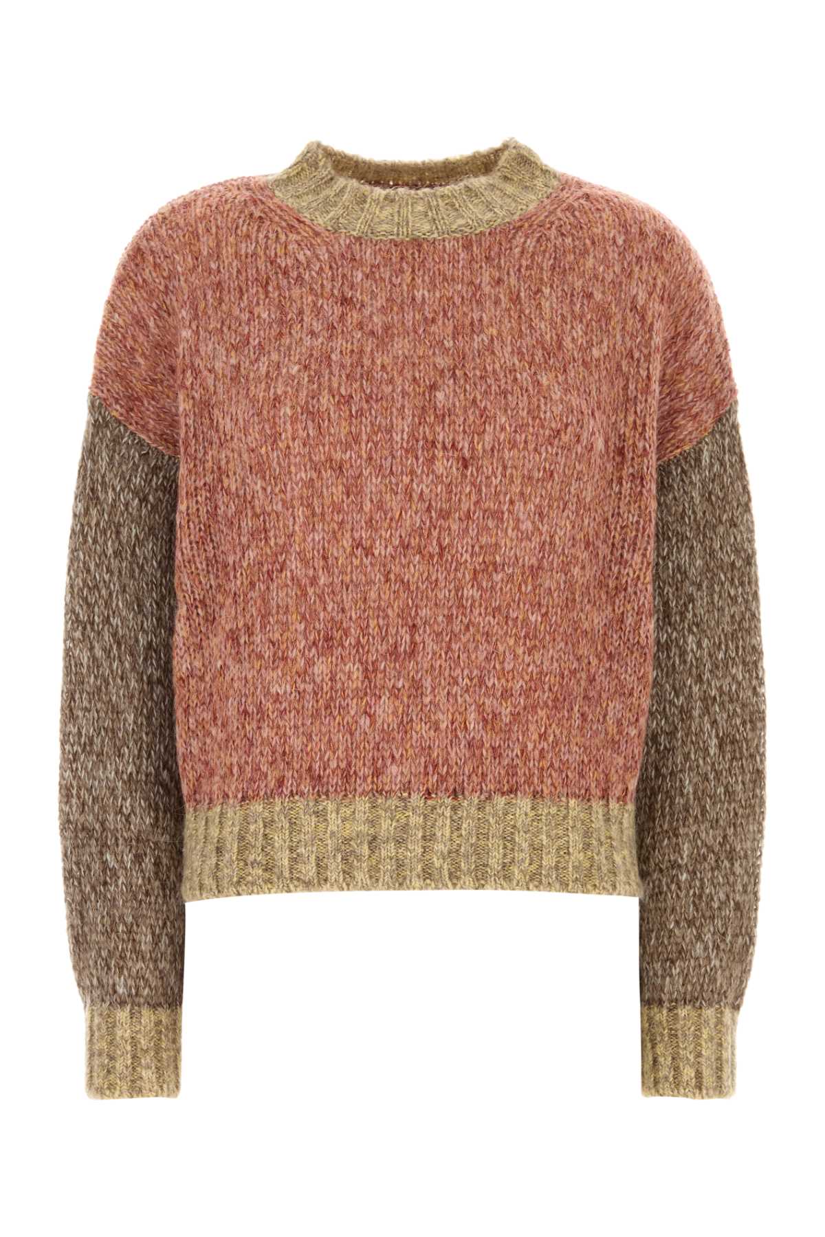 Weekend Max Mara Melange Red Acrylic Blend Dionigi Sweater