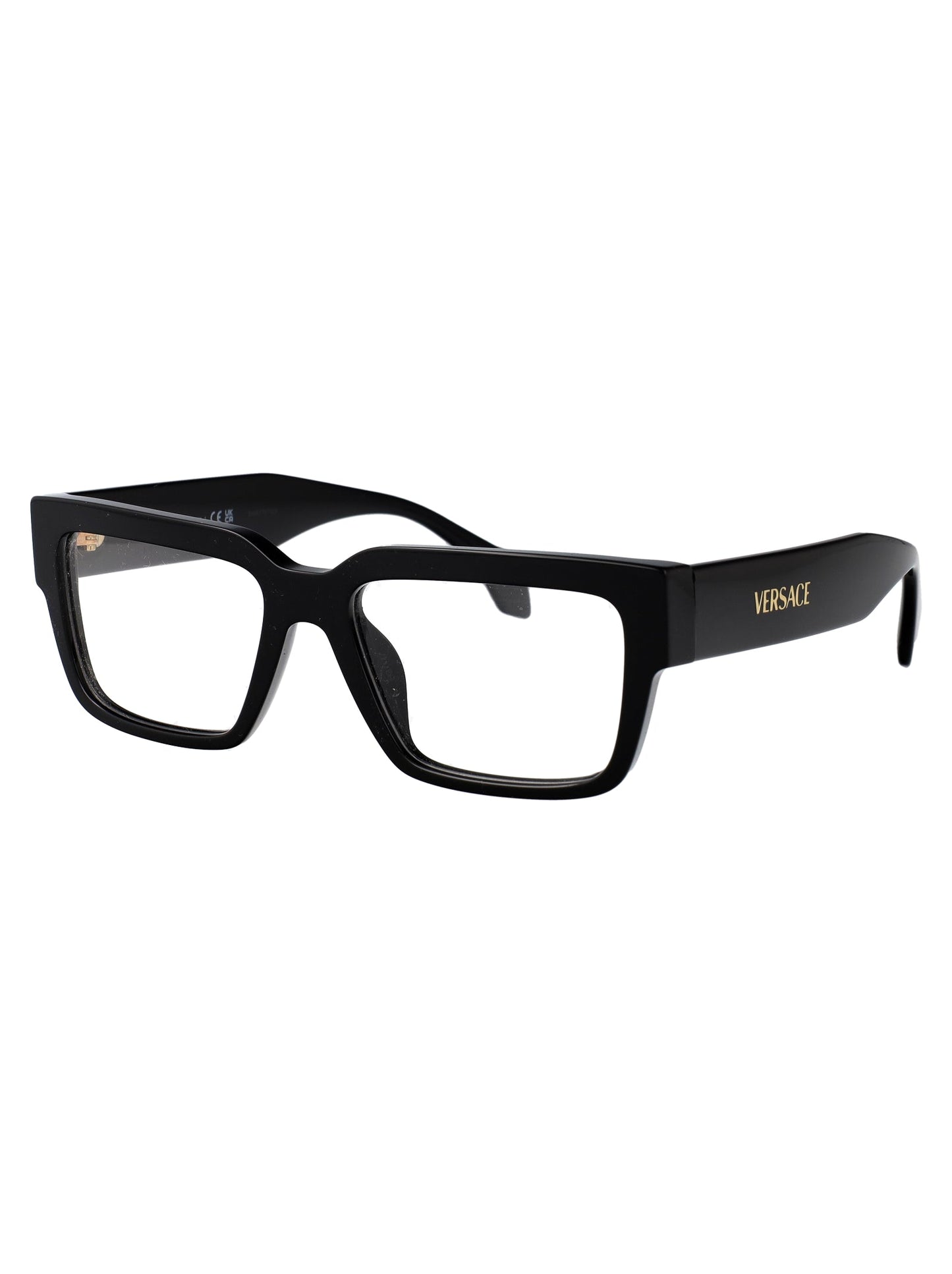 Versace Black Acetate Glasses