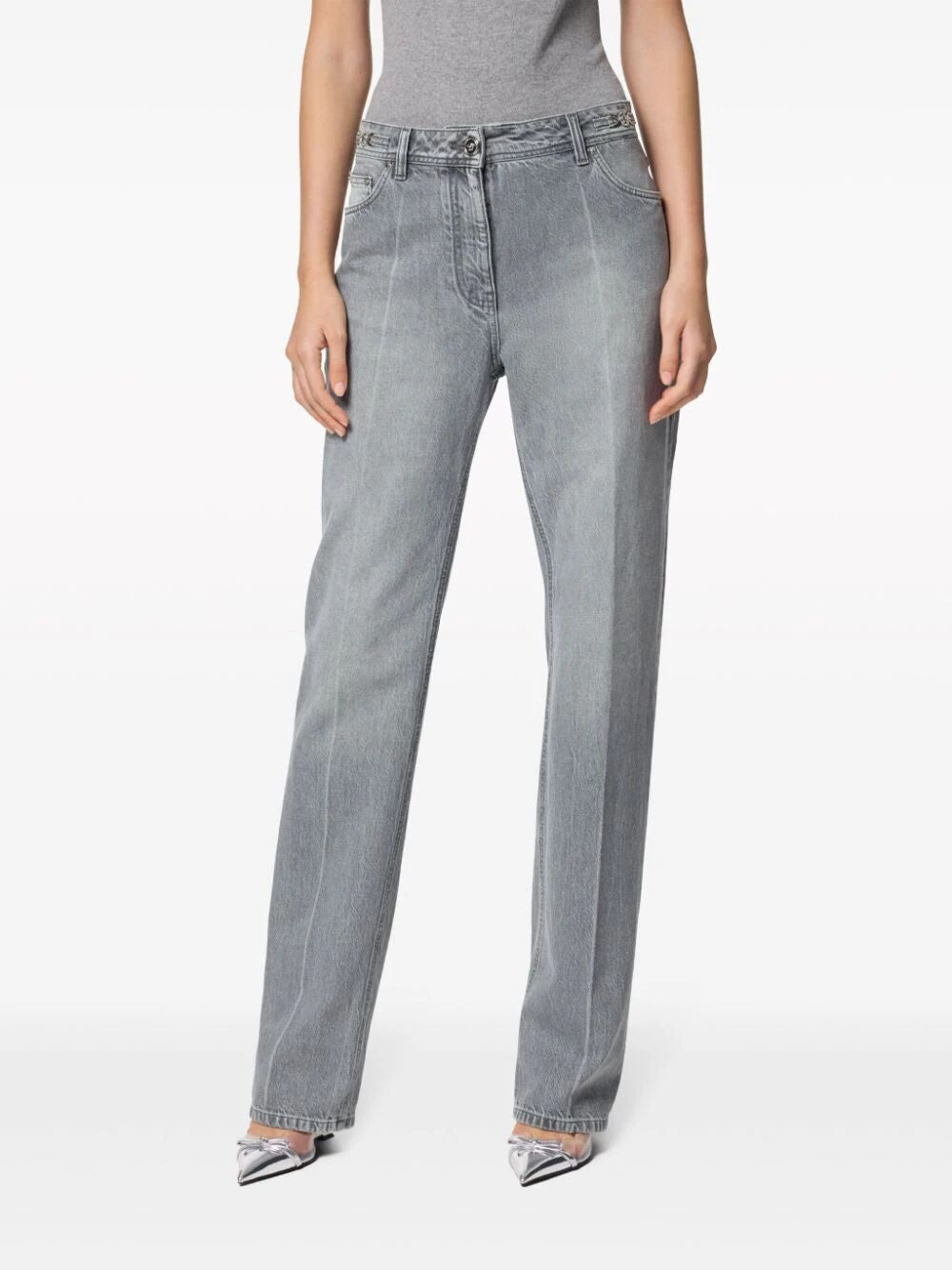 Versace Dark Grey Denim Jeans