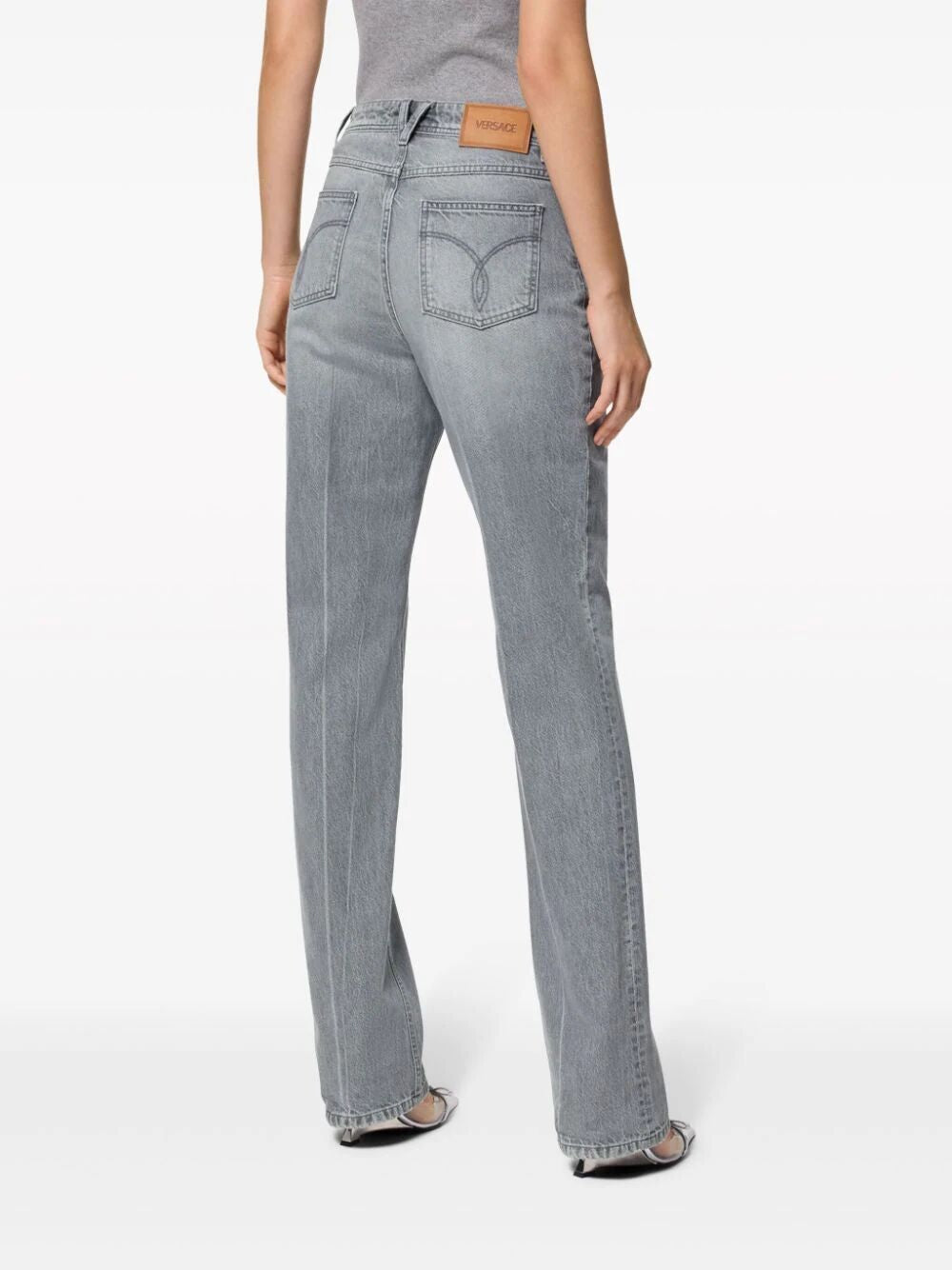 Versace Dark Grey Denim Jeans