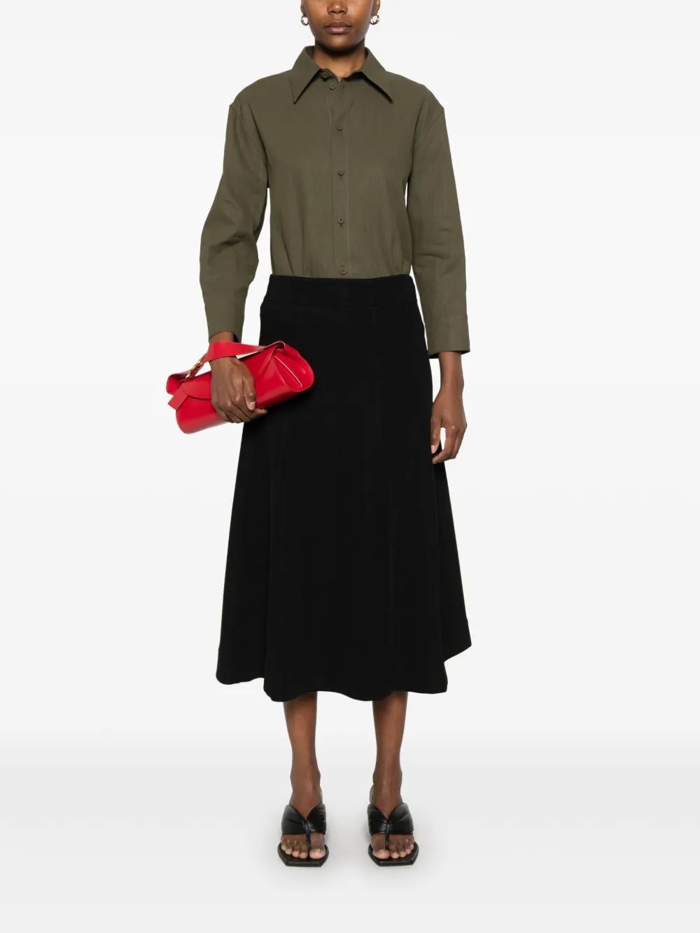 Jil Sander Khaki Shirt
