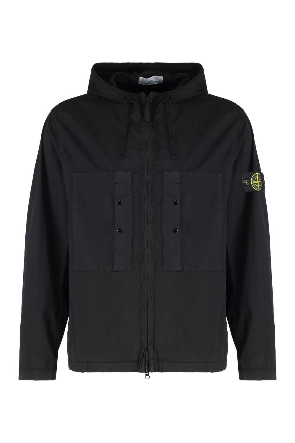 Stone Island Hooded Cotton Jacket