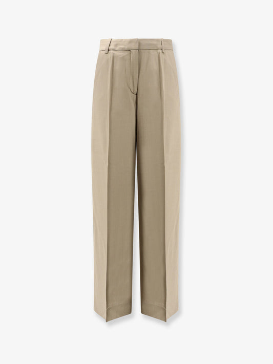 Toteme Viscose And Wool Trousers