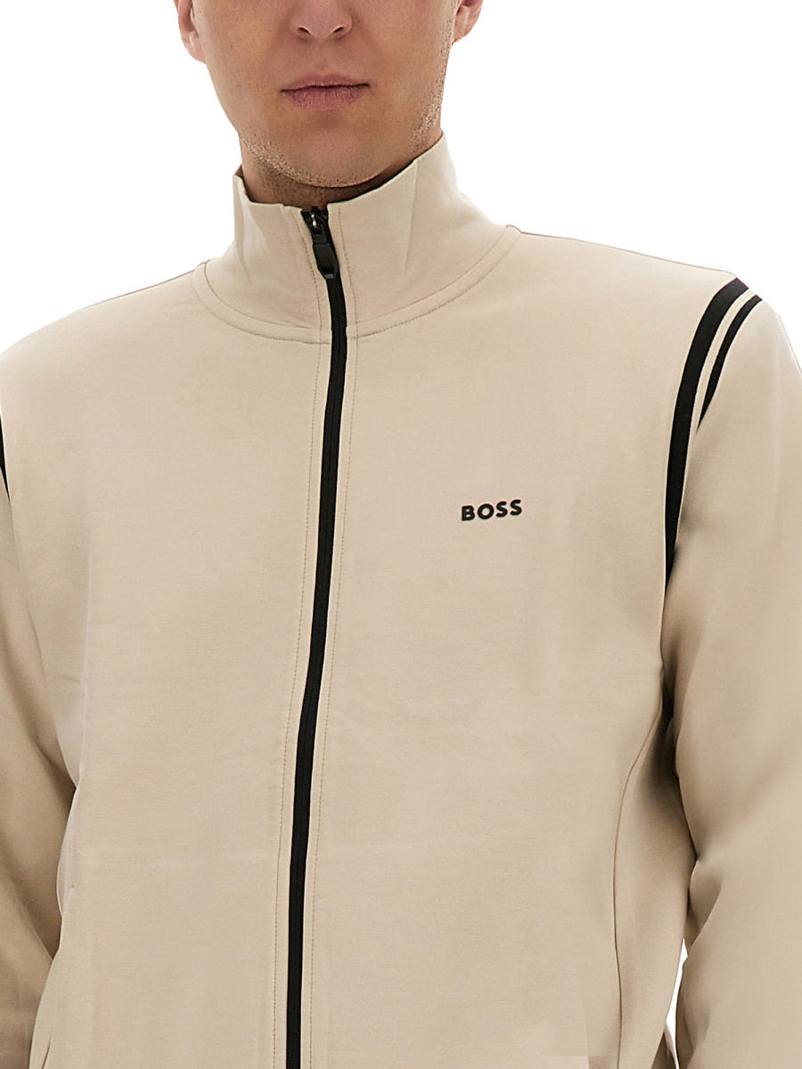 Boss Beige Cotton Track Suit