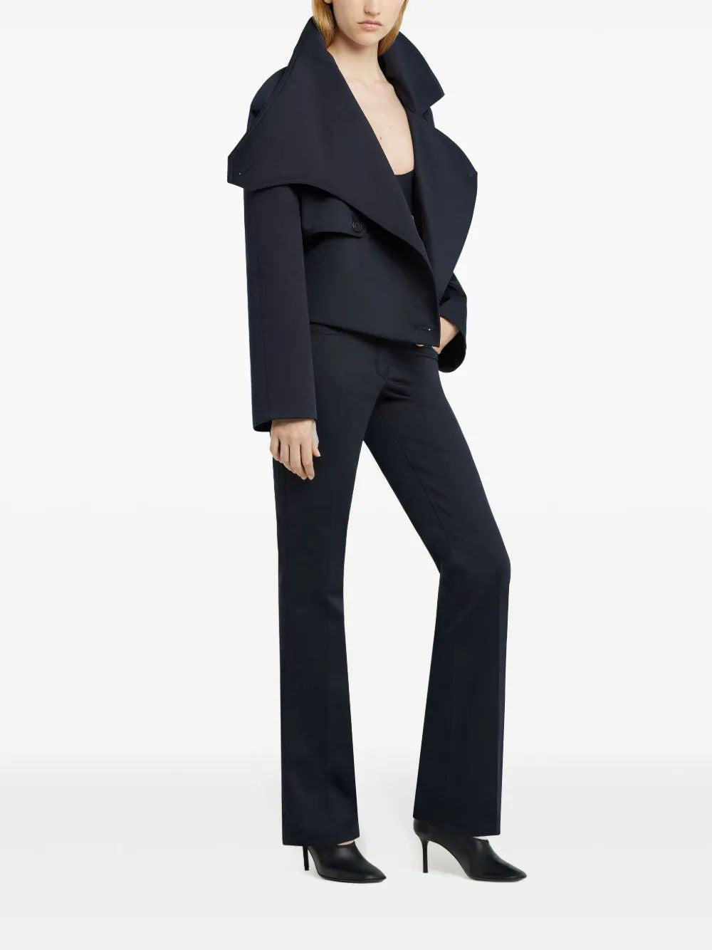 Courregès Navy Camal Trumpet Pants