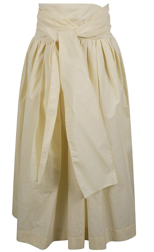 Fabiana Filippi 100% Cotton Elegant Skirt