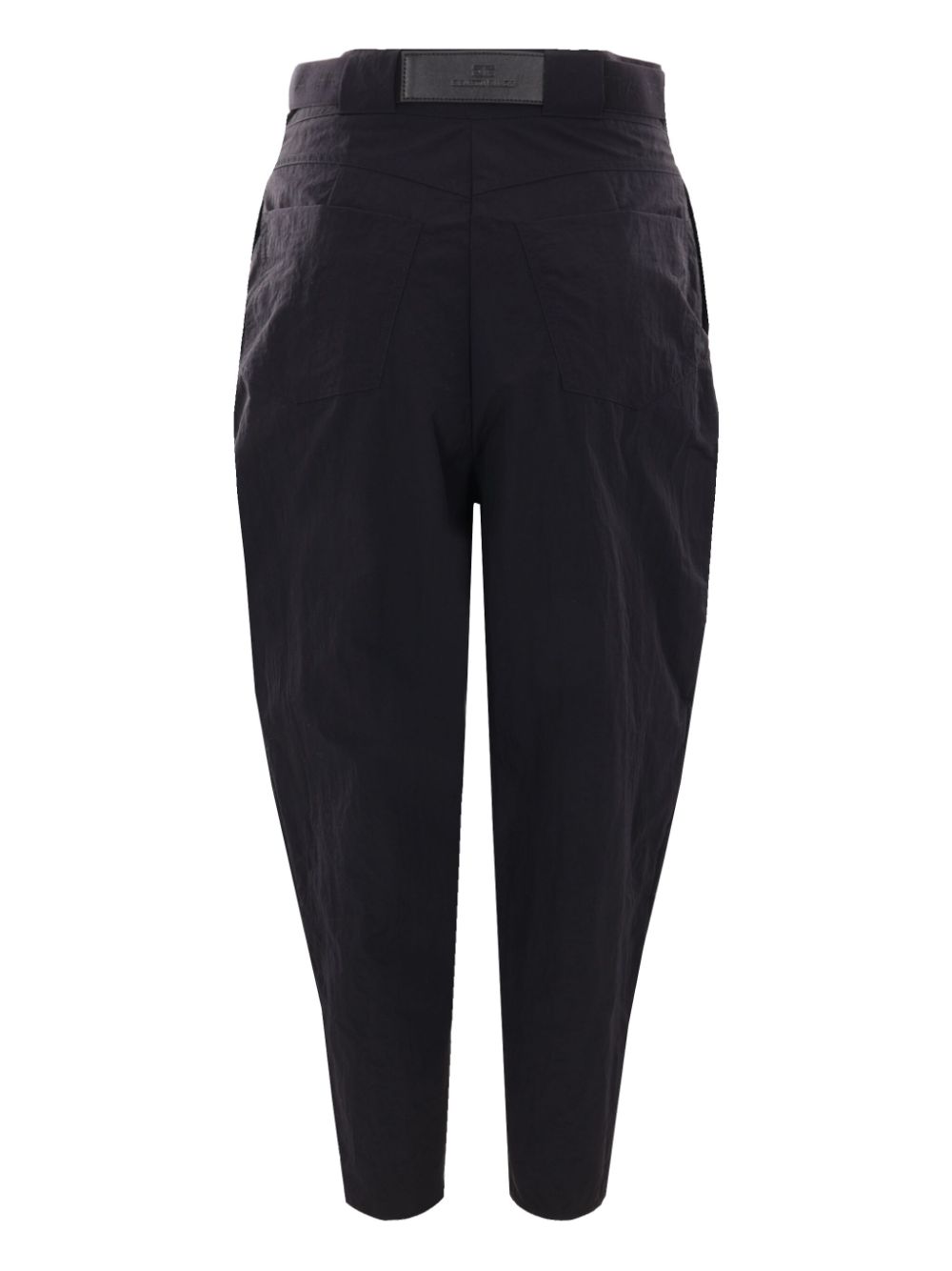 Elisabetta Franchi Black Pants With Gold Zip Buttons