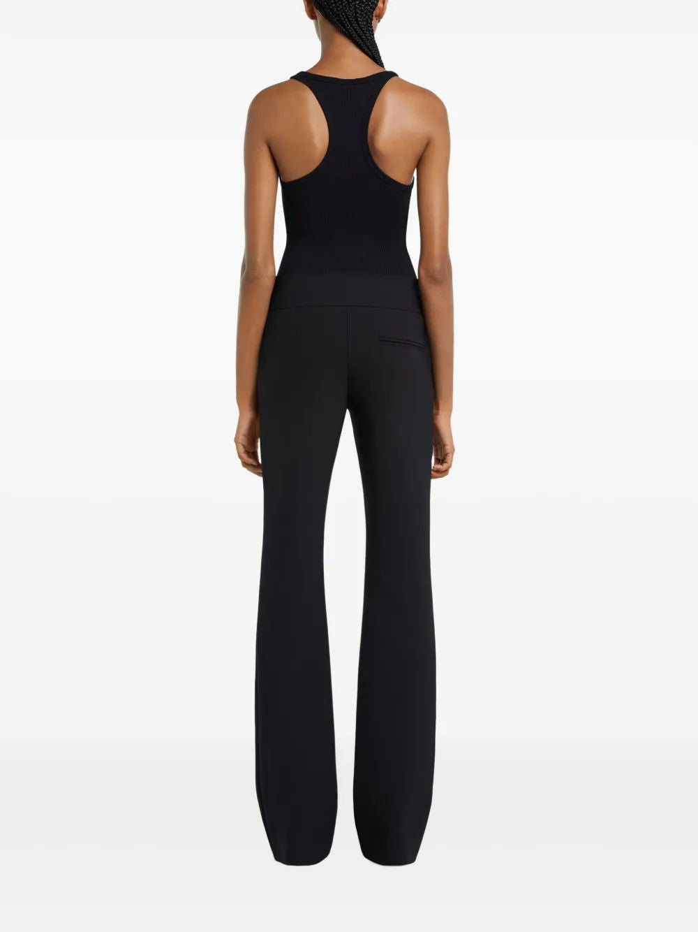 Courregès Tank Top 90S Negro Asimetrico