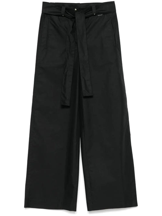 Moncler Black Wide-Leg Sports Pants