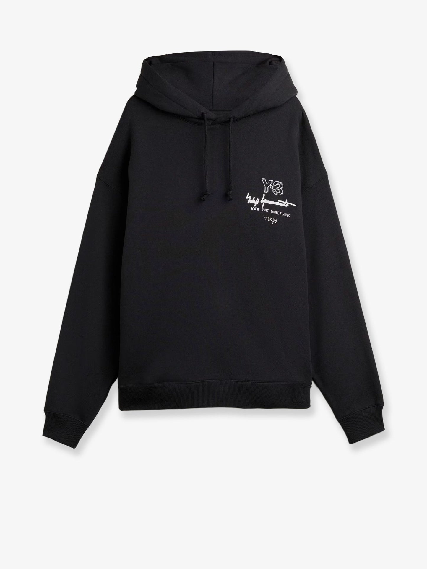 Adidas Y-3 M Merch Hoodie Cotton Sweatshirt