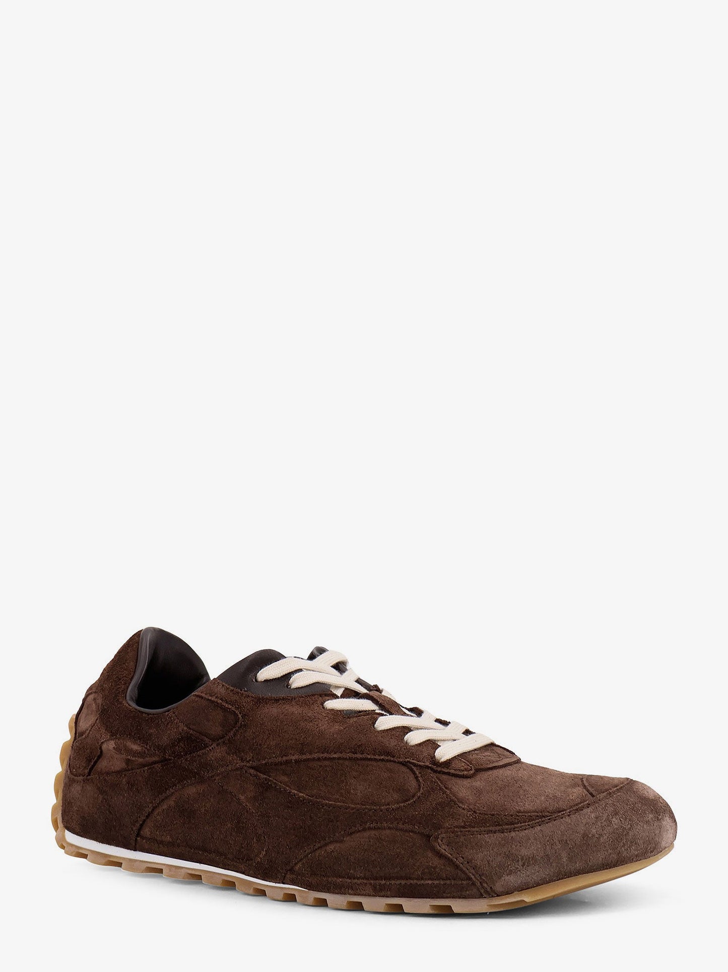 Bottega Veneta Orbit Flash Low-Top Suede Sneakers
