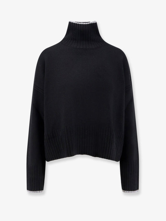 Pinko Falkland Wool And Cashmere Turtleneck Sweater