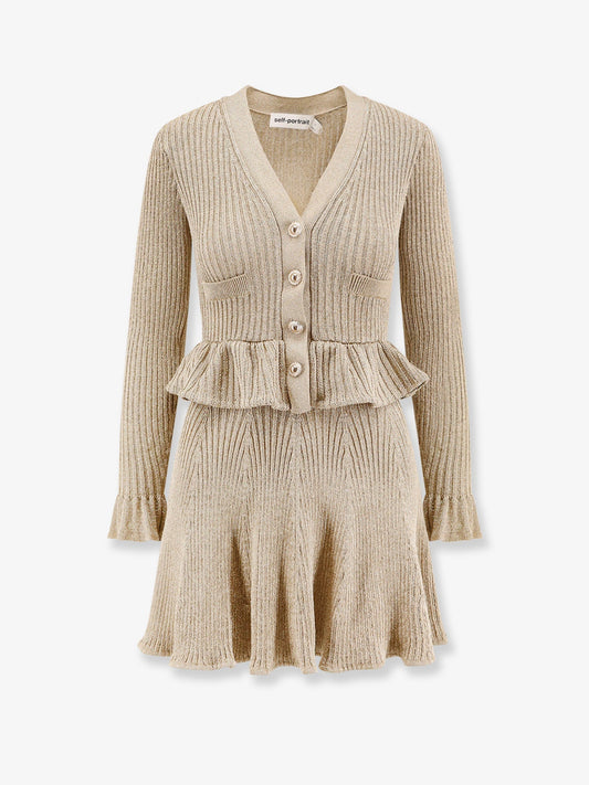 Self Portrait Lurex Short Dress