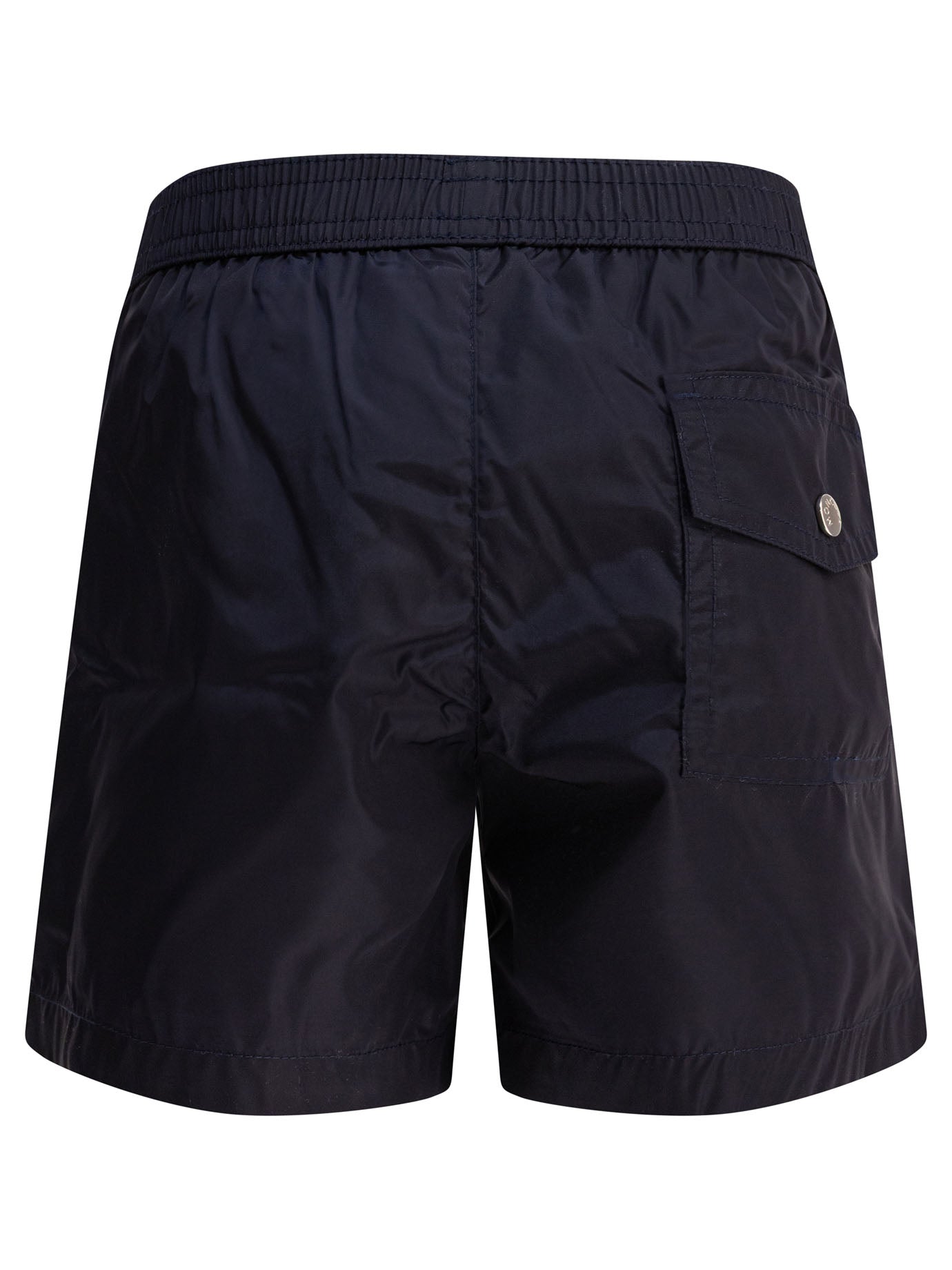 Moncler Kids Swimsuit With Tricolor Trim