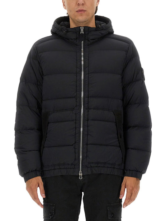 Stone Island Hooded Short Down Jacket
