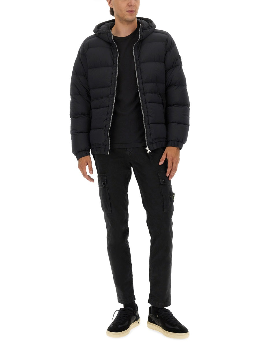 Stone Island Hooded Short Down Jacket