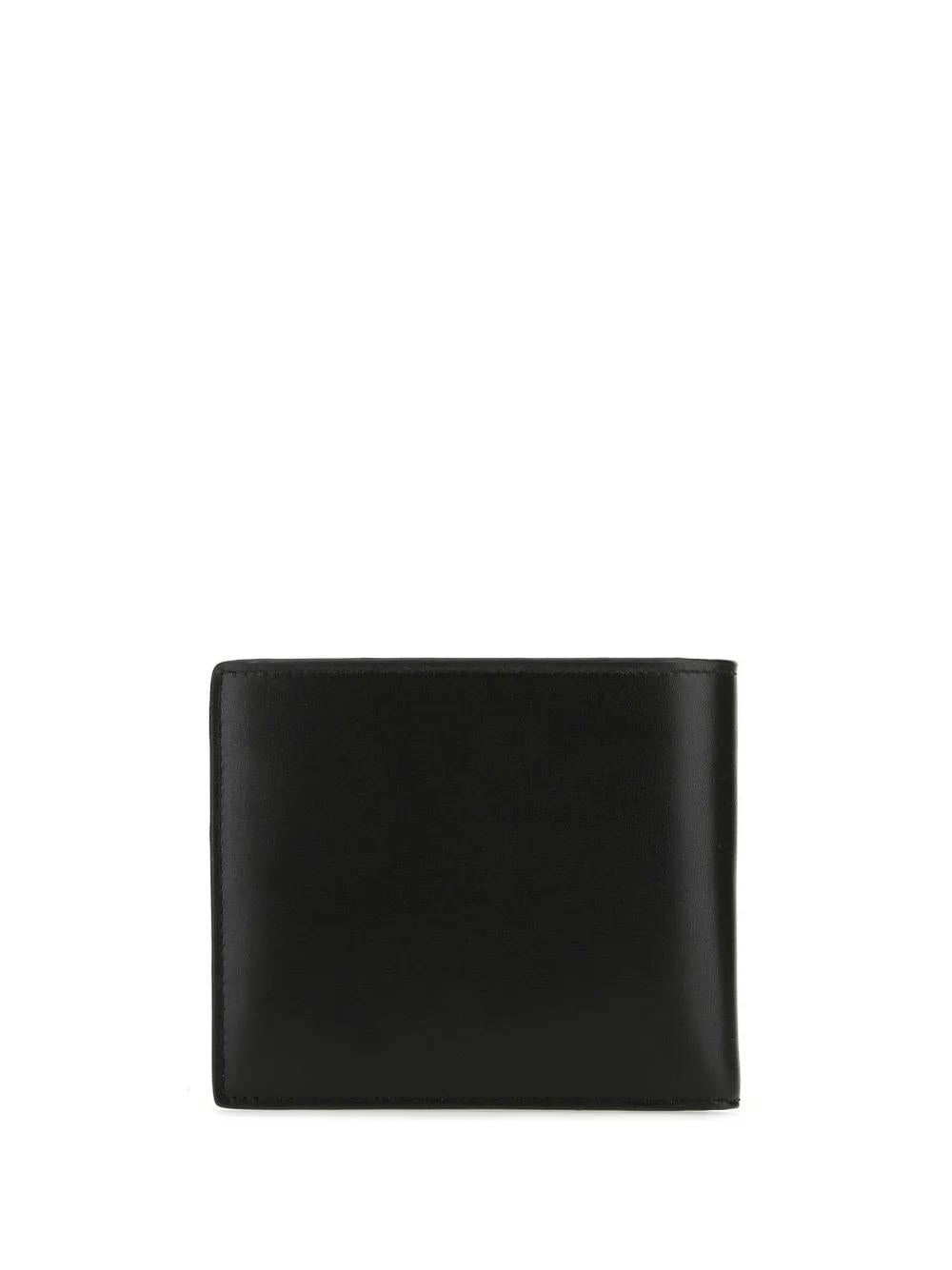 Saint Laurent Black Leather Wallets
