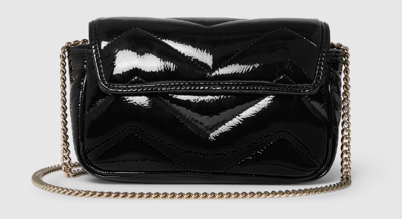 Gucci Black Leather Bags