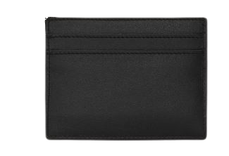 Saint Laurent Black Leather Wallets