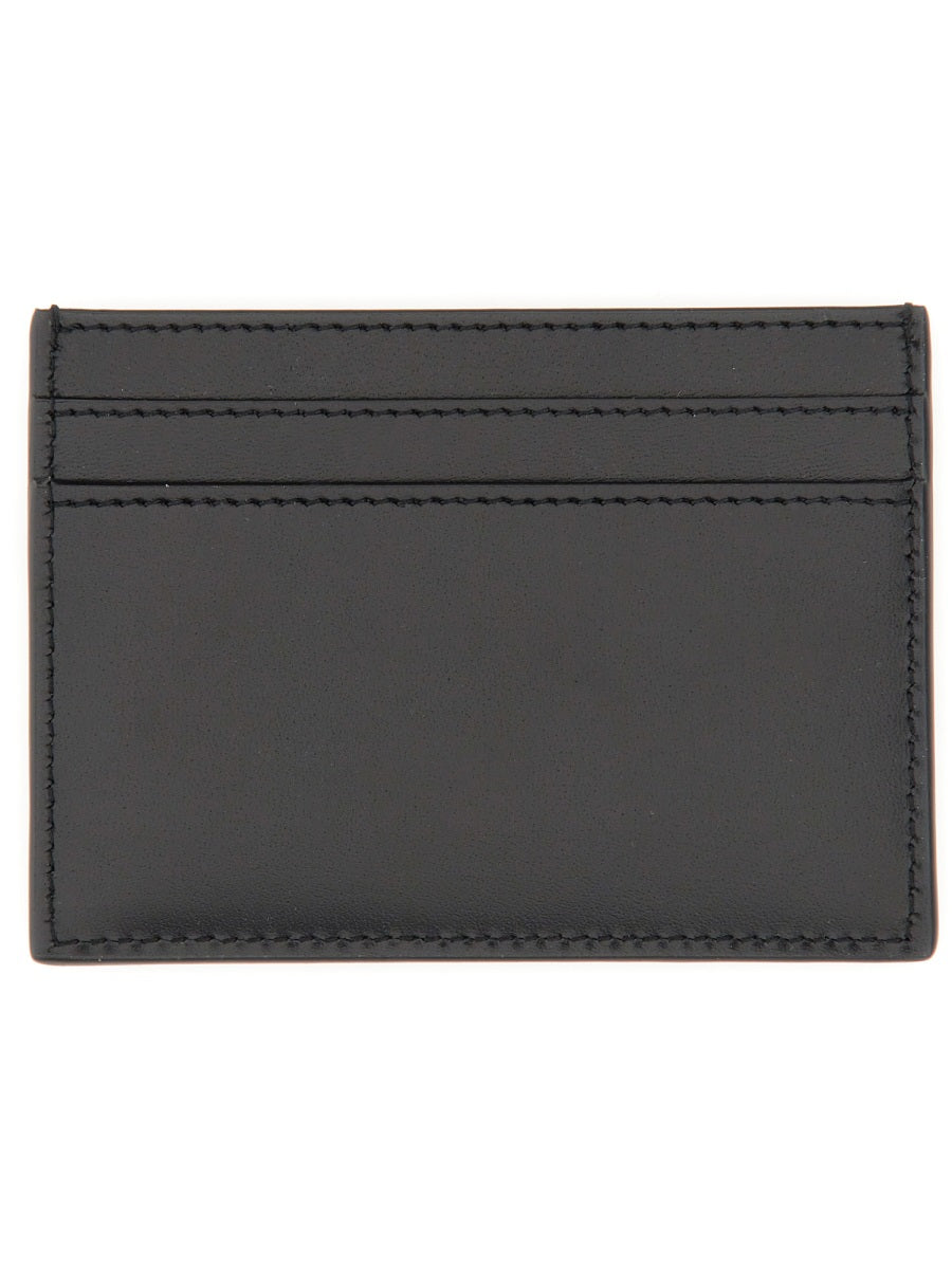 Saint Laurent Black Leather Wallets