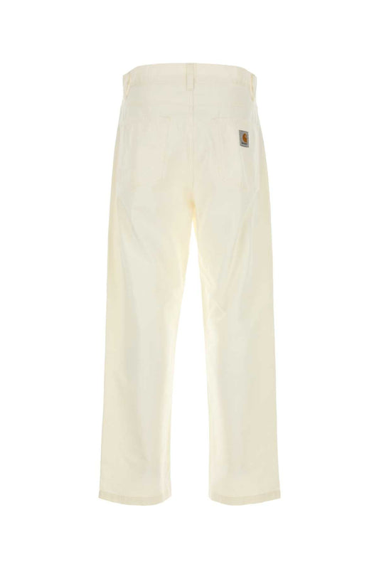 Carhartt Wip White Cotton Landon Pant