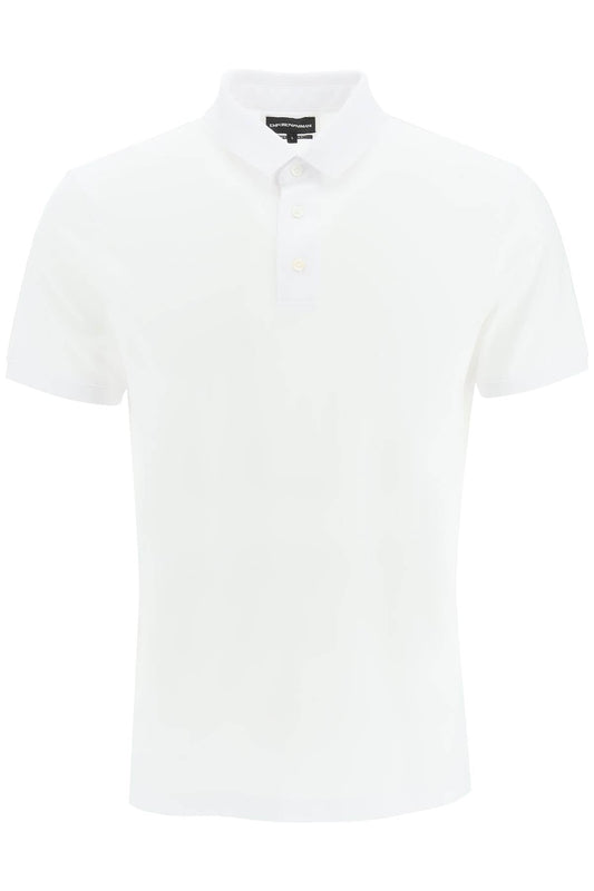 Emporio Armani Logo Print Polo Shirt